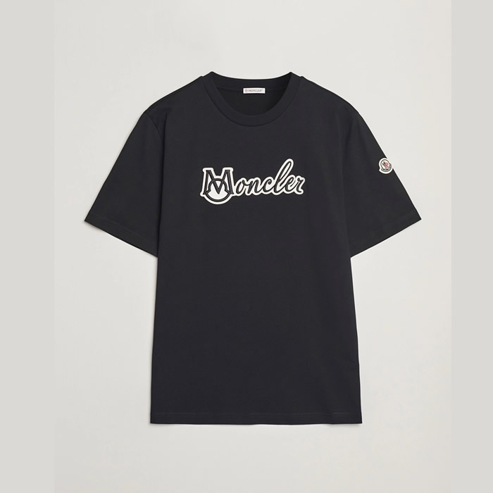 Moncler 자수 로고 티셔츠