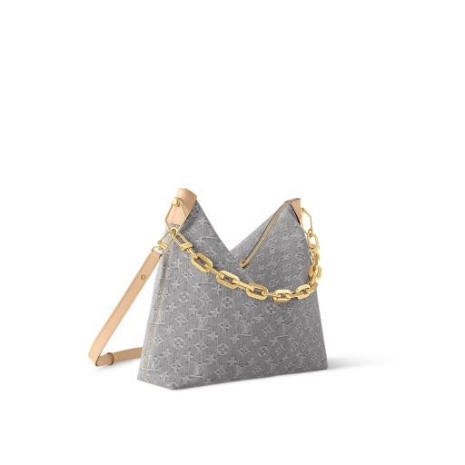 루이비통Coussin Hobo MM Monogram Denim M13390
