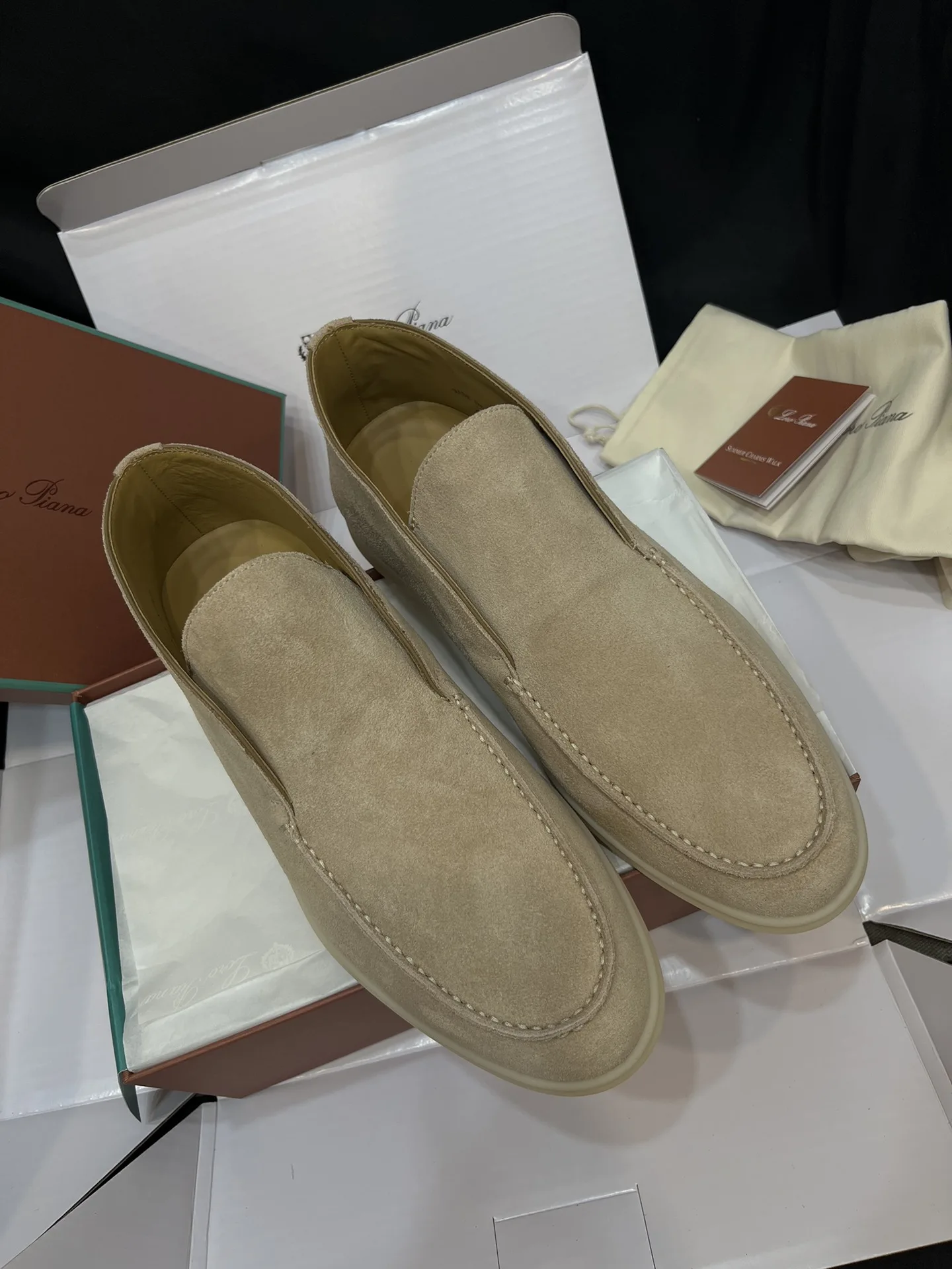 Loro Piana - Open Walk suede ankle boots