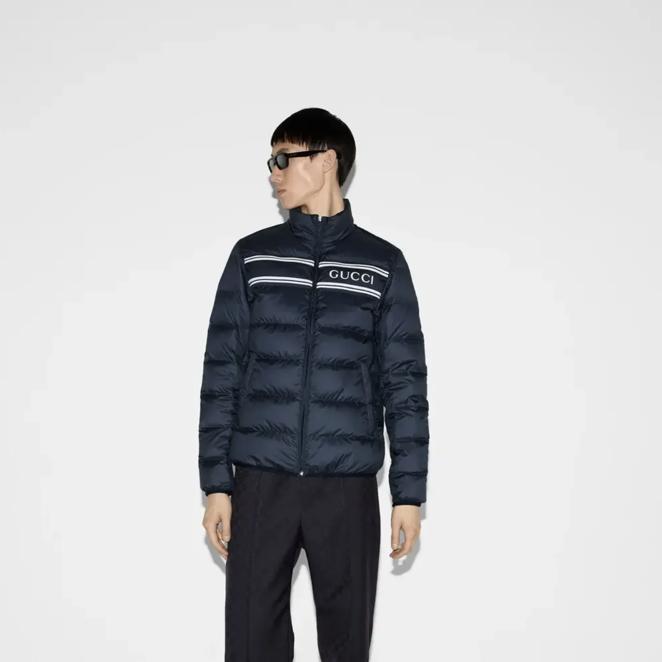 GUCCI 나일론 푸퍼 재킷