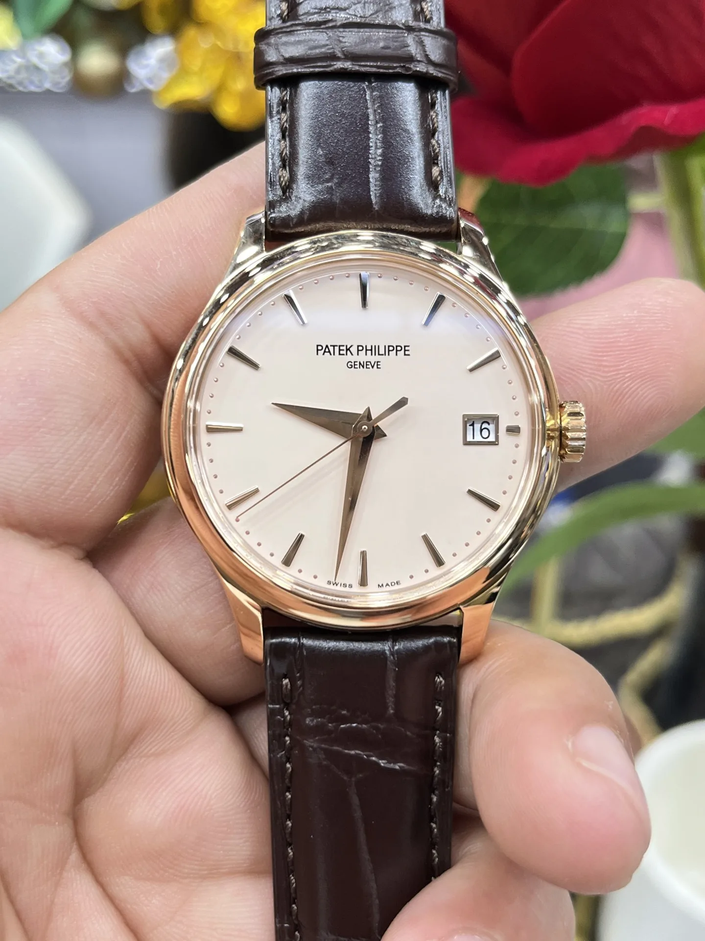 3K | 파텍필립 칼라트라바｜39mm｜5227J｜옐로우 ｜Cal.324 무브먼트