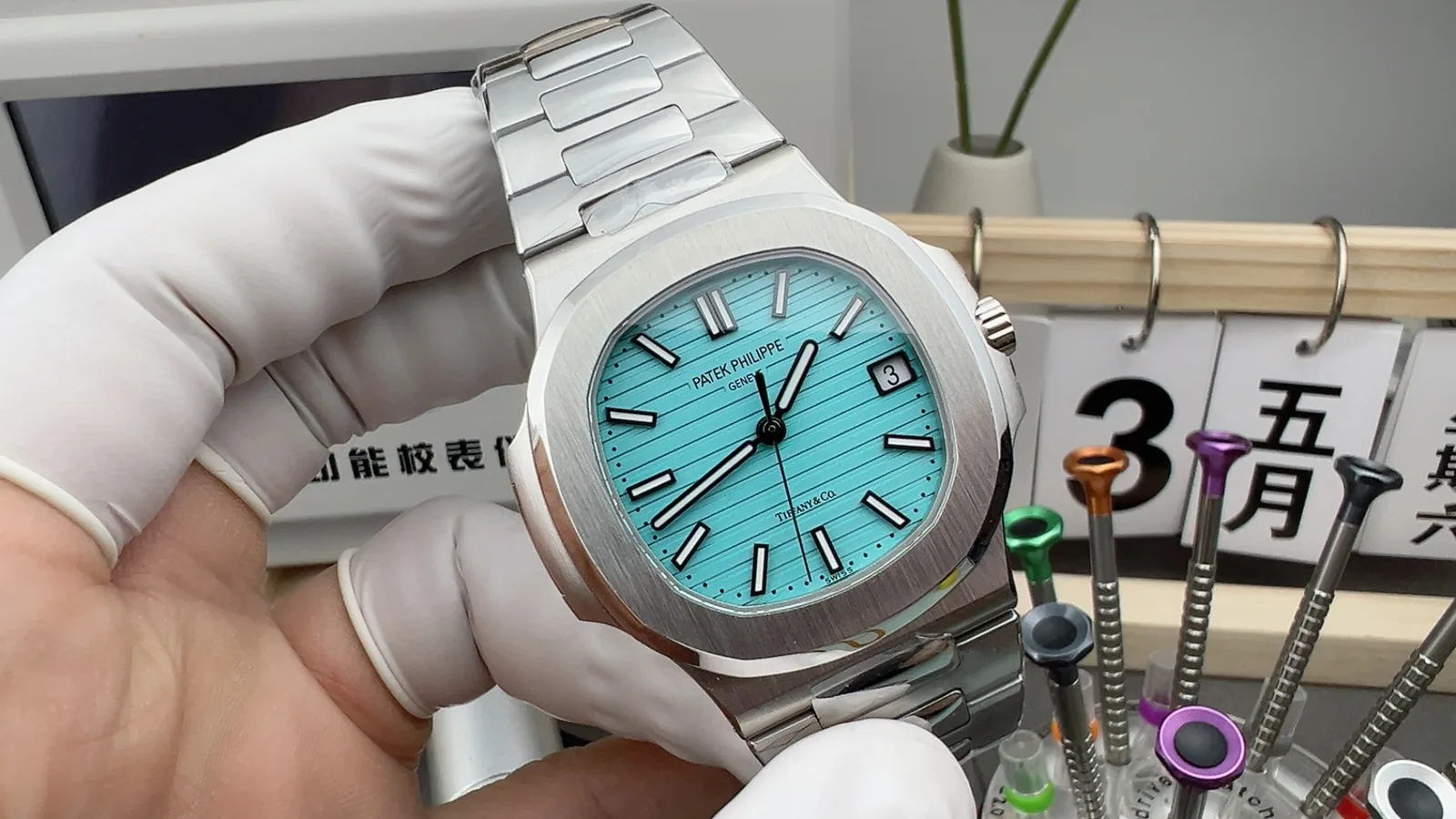 3K | Cal.324 무브먼트｜40mm l 파텍필립 노틸러스 5711