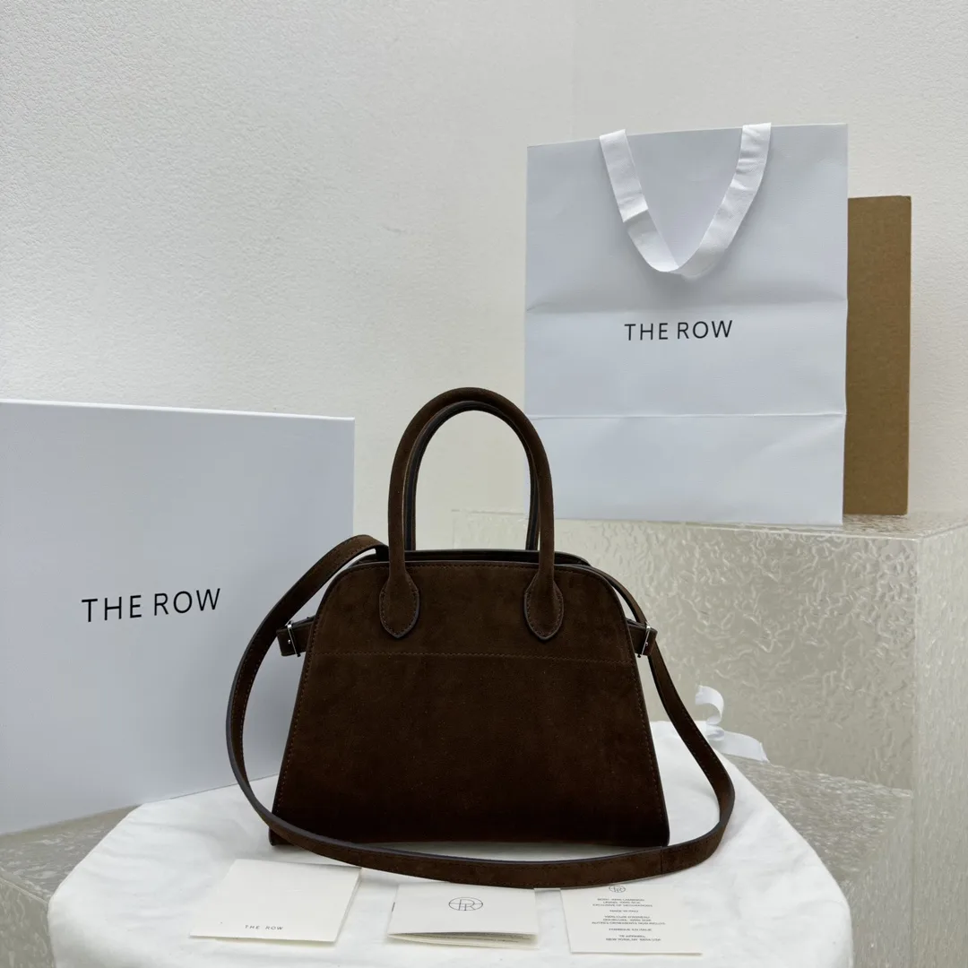 THE  ROW Margaux 10  가죽 백 26x17.5x21cm