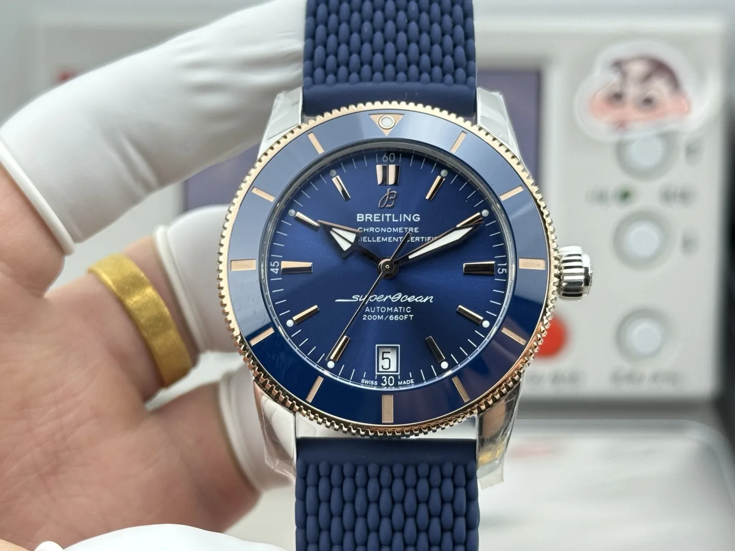 GF l 2824 cal B20 l  42 mm l 브라이틀링 슈퍼오션 헤리티지 B31