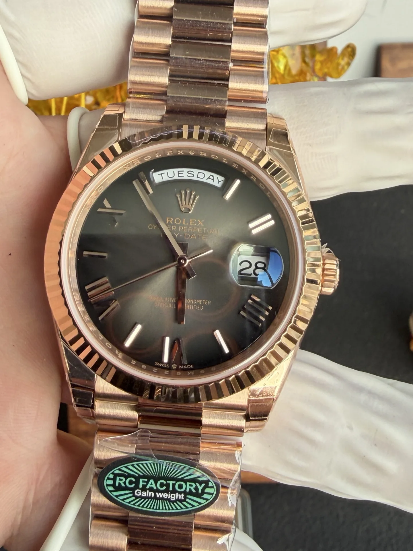 RC l 3255 l 40mm l 데이데이트 Day-date 210g