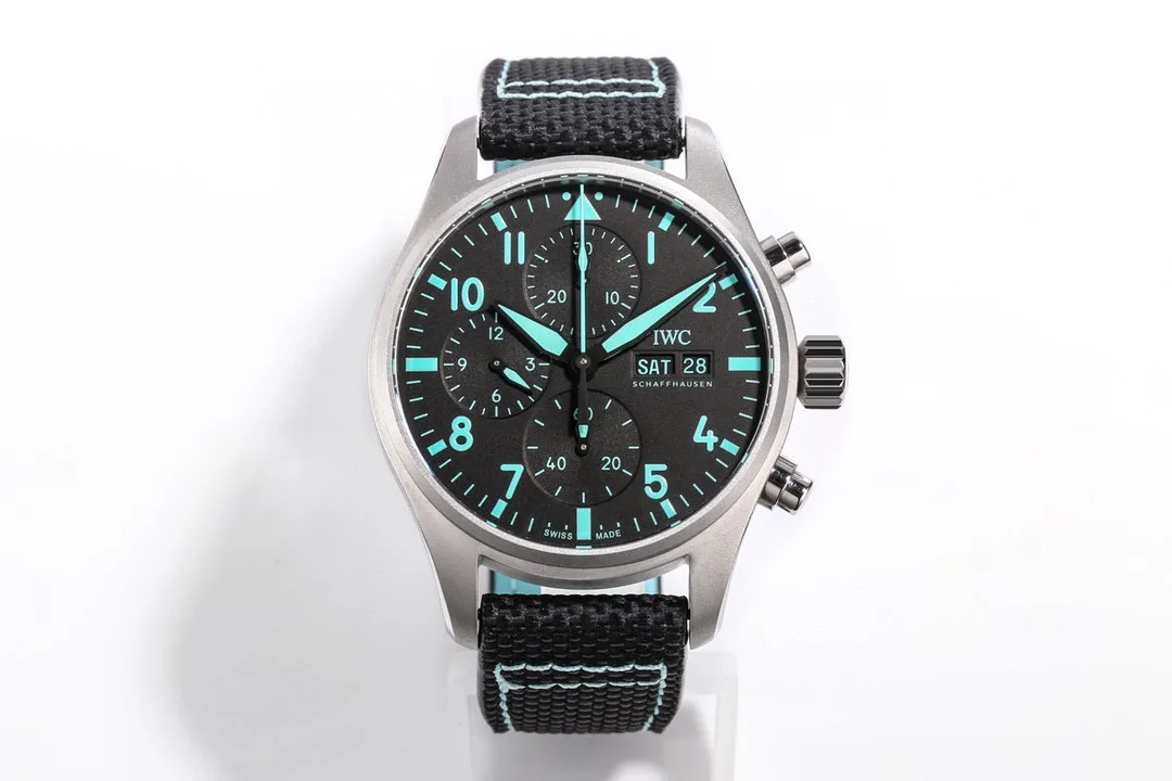 TW l 7750 l 41mm l IWC 아이더블유씨 파일럿 크로노그래프 IW388106