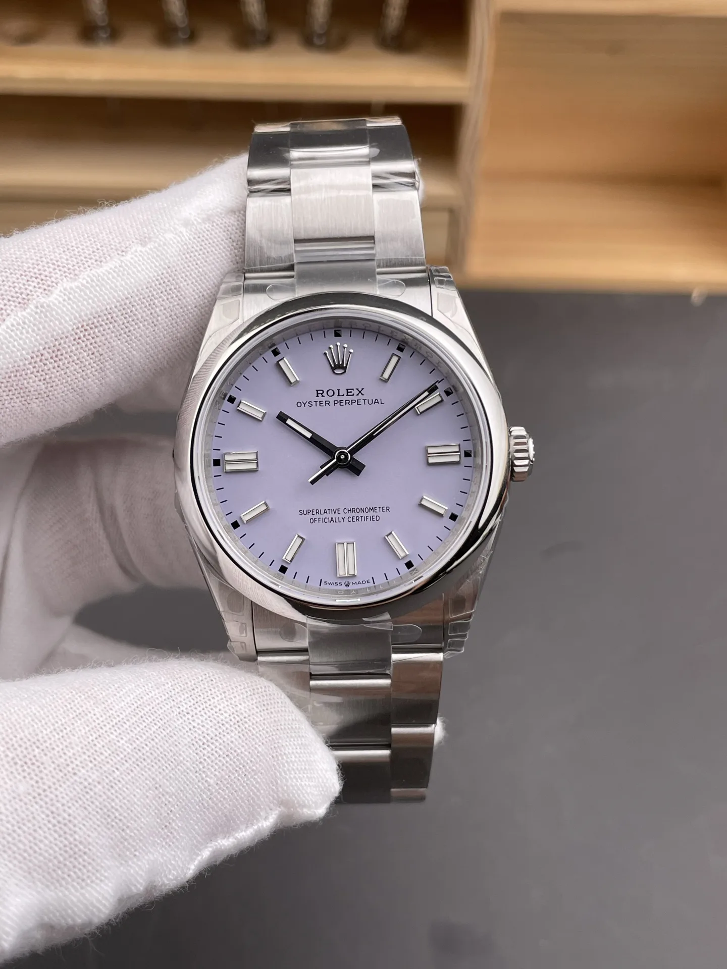 VS 공장｜3230 무브먼트｜36mm｜롤렉스 오이스터 퍼페추얼 M126000